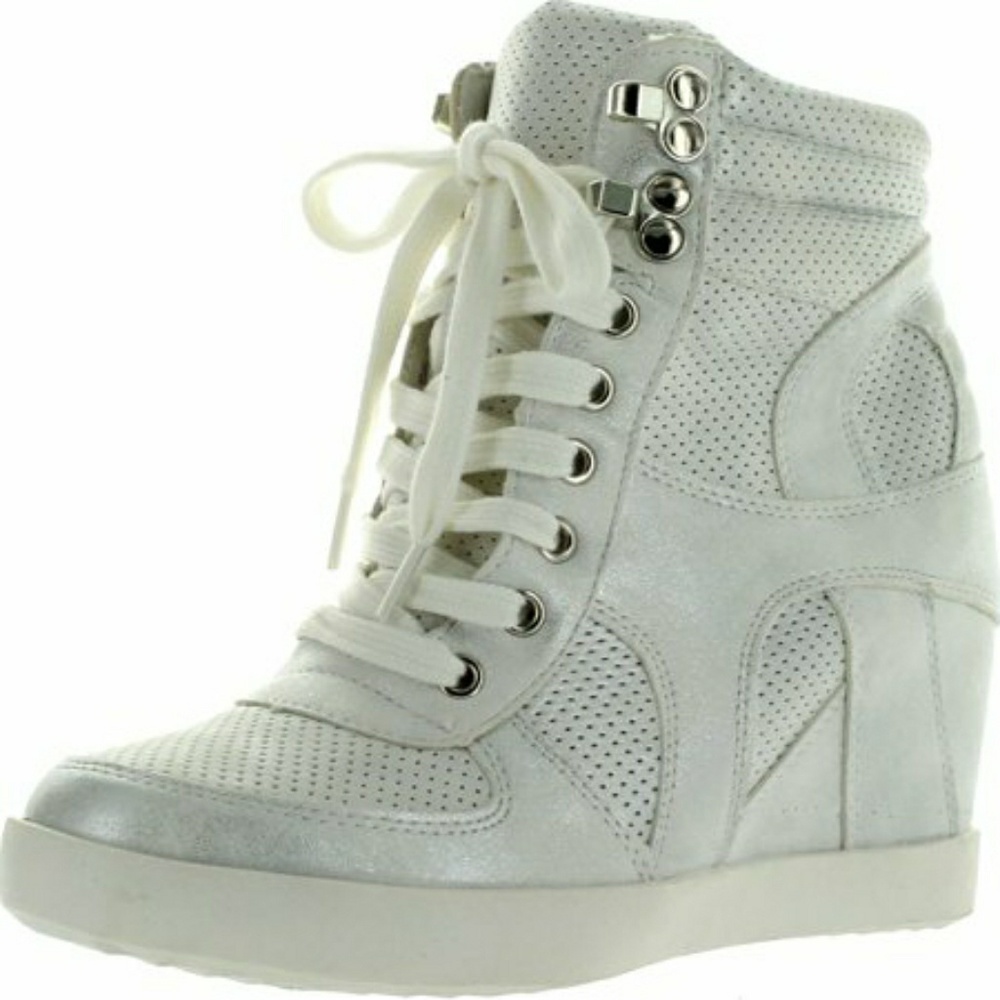 NEW Top Moda Eric-9 Women's fashion sneaker-silver